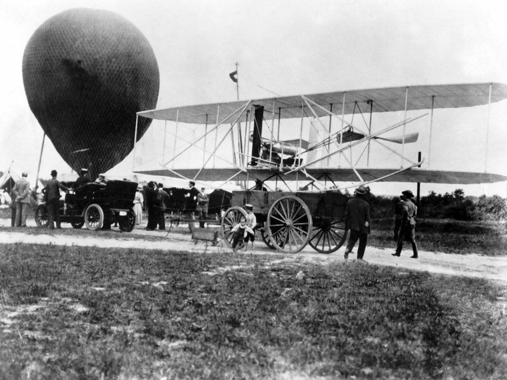 Wright brothers test flight, 1909 video   wright brothers 