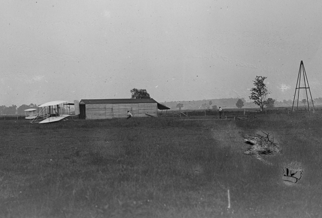 Trzeci samolot braci Wright. Przygotowania do lotu - 23 czerwca 1905